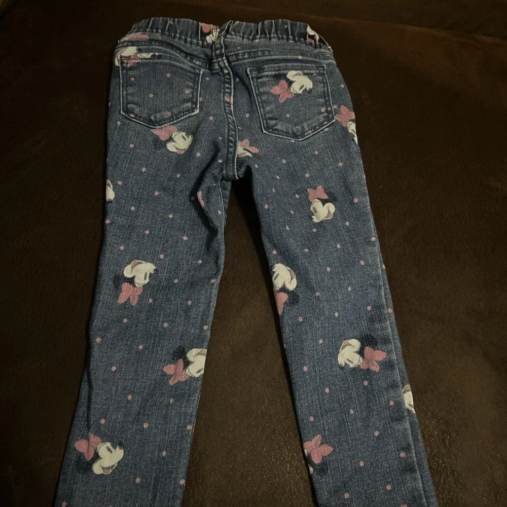 Dinsey/Baby Gap Minnnie Mouse High Stretch Jeggings 4 Years Elastic Waist